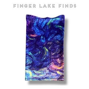 NWOT Blue Patterned Neck Gaiter/ Balaclava